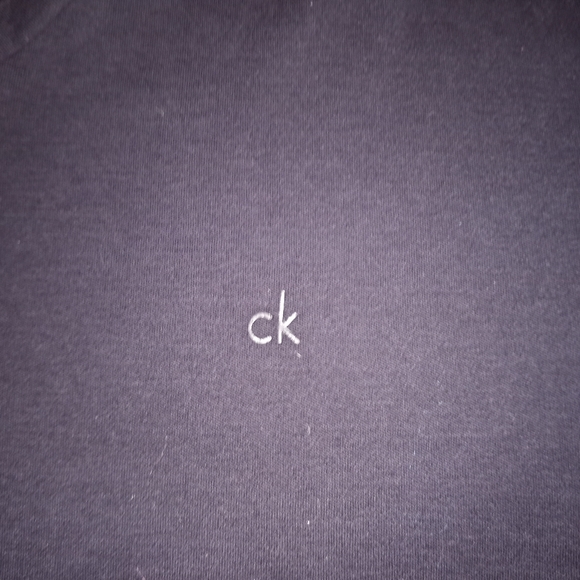 💕5 for 25$ Medium Navy Blue Calvin Klein V Neck Shirt - Picture 2 of 6